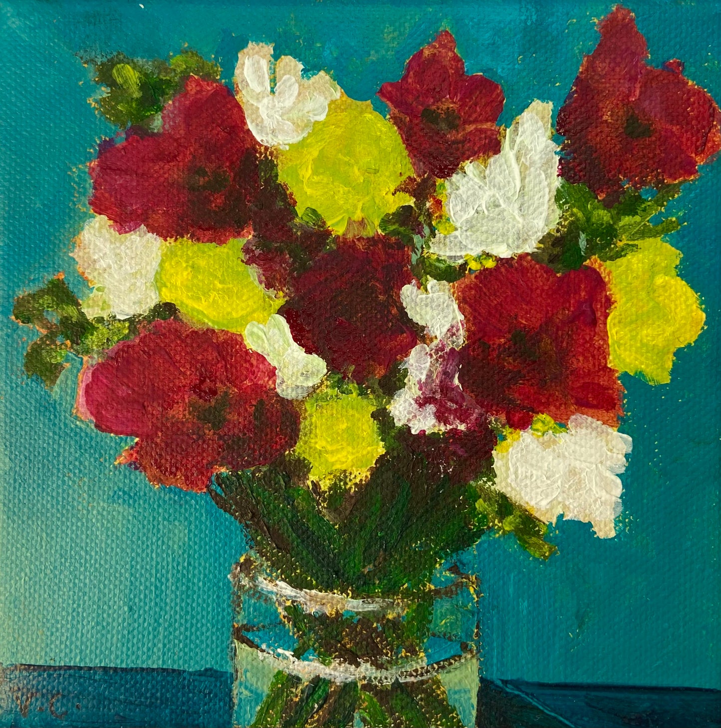 The Avenue Series “No. 5” (15x15cm Acrylic on Block Canvas)