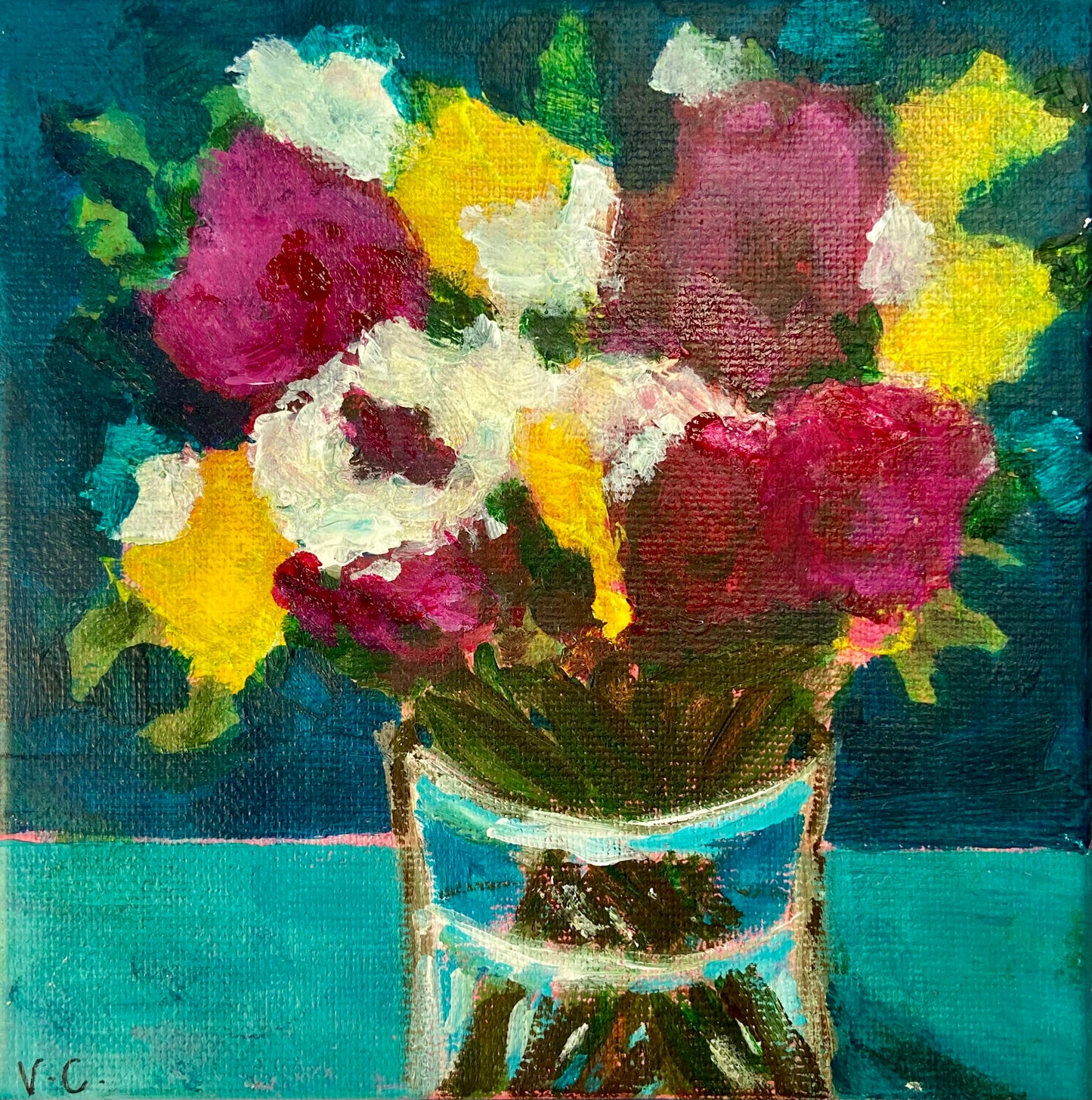 The Avenue Series “No. 4” (15x15cm Acrylic on Block Canvas)