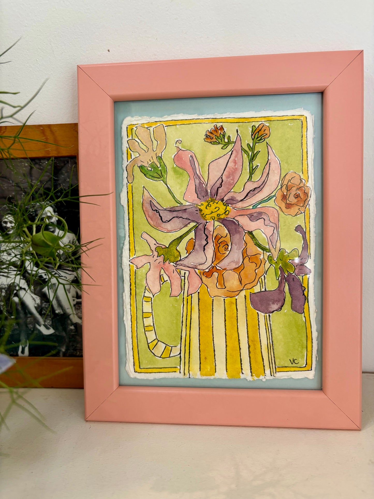 Dahlia Collection No. 2 (4 1/2in x 6in) Original Artwork (unframed)